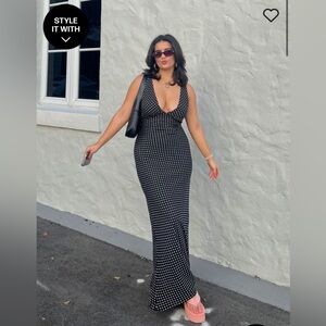 NWT Princess Polly Nellie Maxi Dress Size US 10